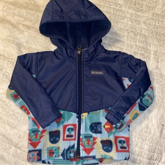 COLUMBIA INFANT FLEECE JACKET - SIZE 18-24 MONTHS - Picture 2 of 9